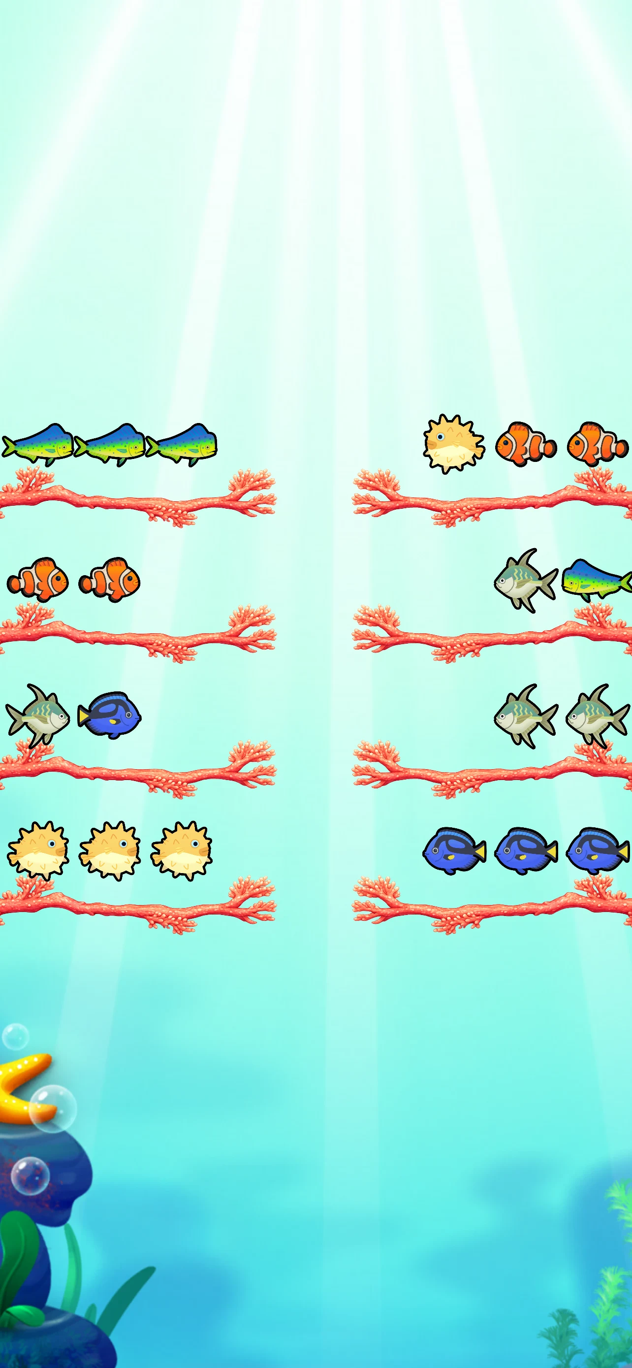 Fish Sort - Aquarium Puzzle screenshot