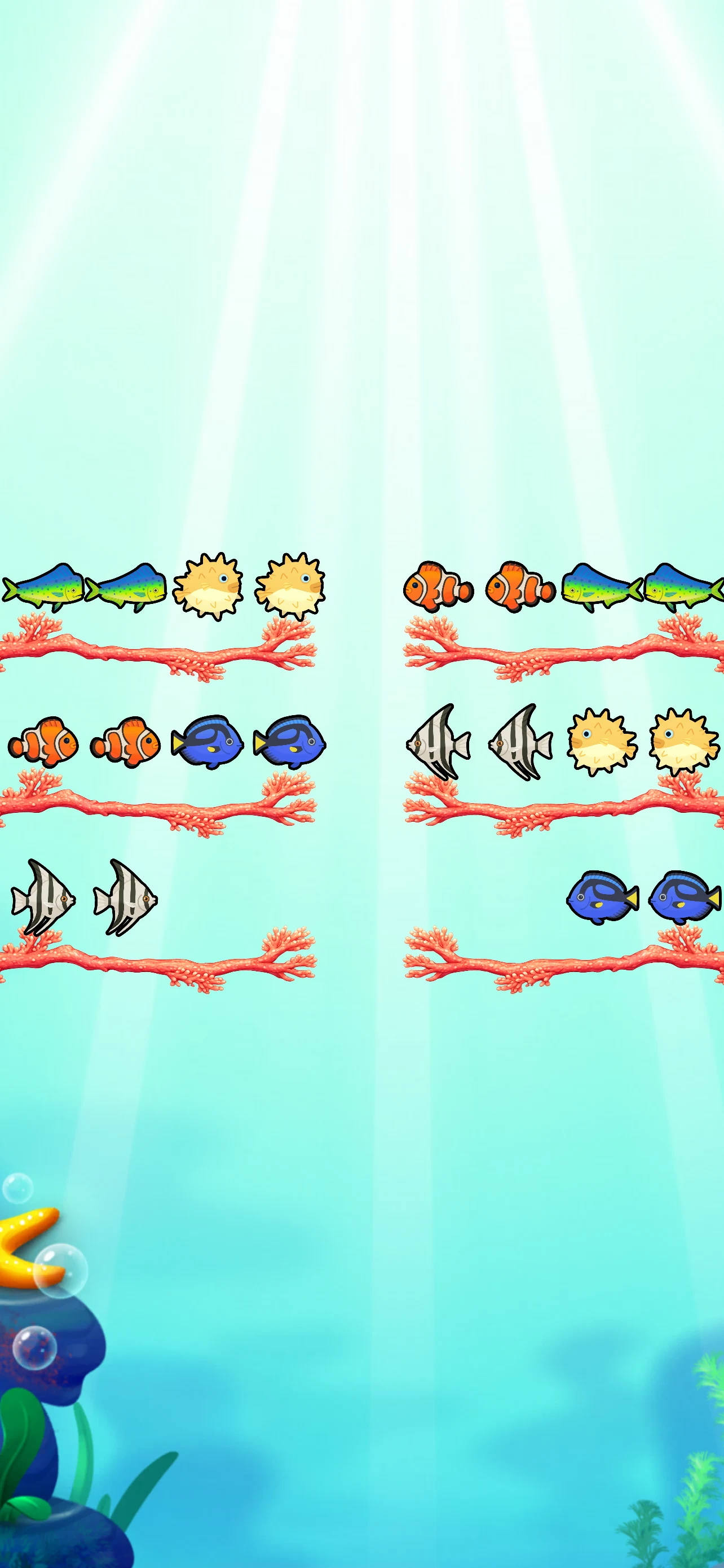 Fish Sort - Aquarium Puzzle screenshot